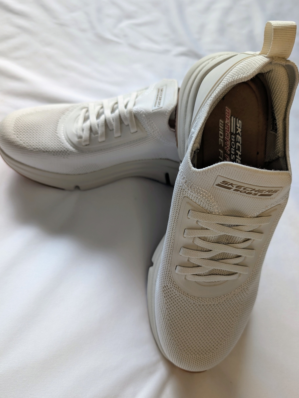 Skechers BOBS Sport Squad Waves White Sneakers